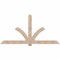 Ekena Millwork Redmond Smooth Timber Gable Bracket, Douglas Fir, 96"W x 48"H x 3 1/2"D x 5 1/2"F, 12/12 Pitch GBW096X48X0406RED00SDF - alternate 1